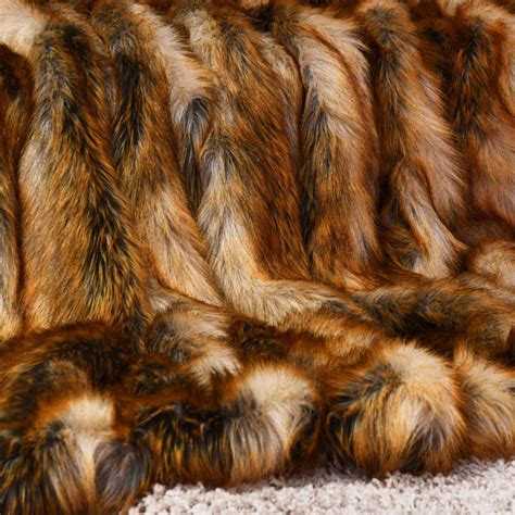 most luxurious faux fur throw.